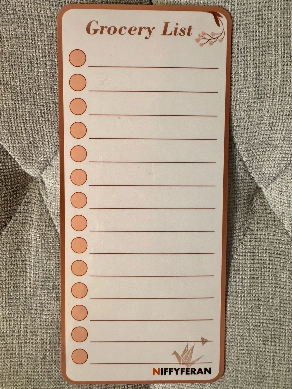 Magnetic Monthly & Weekly Planner Set Grocery List Dry Erase Markers for Fridge